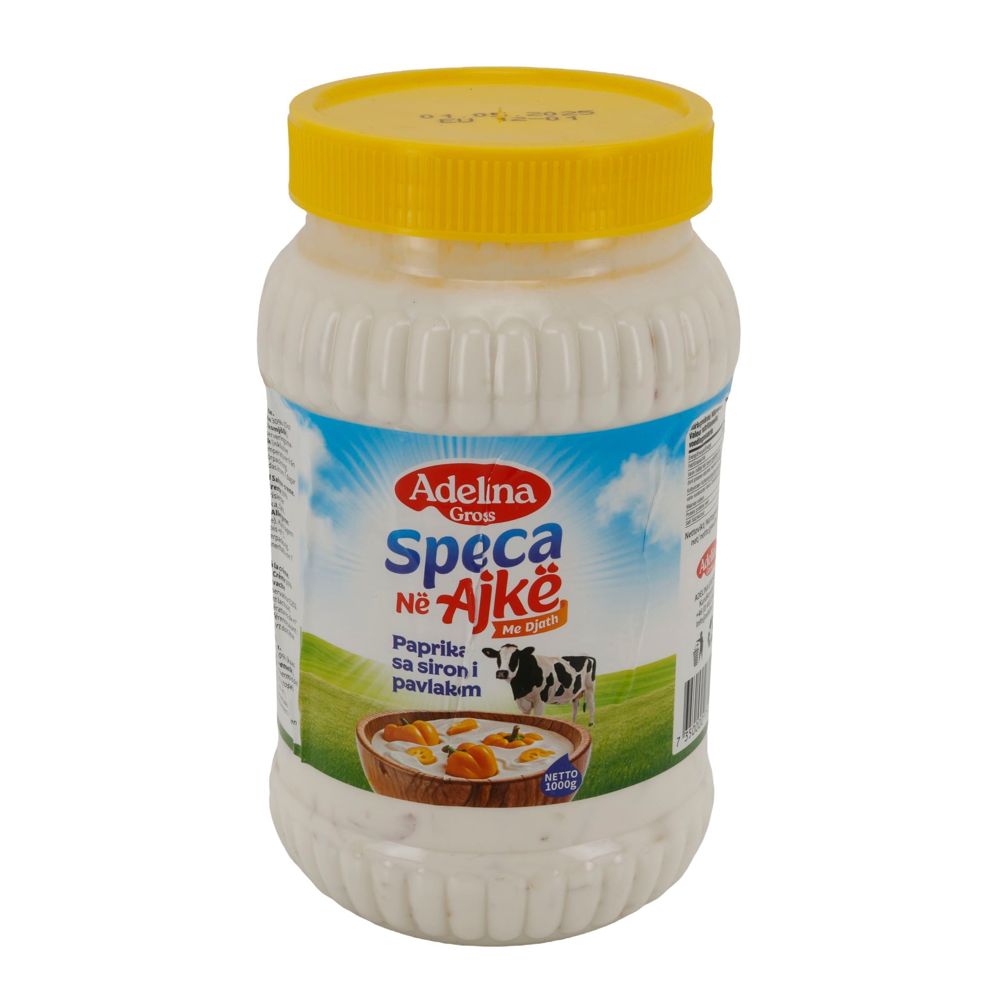 Paprika Adelina Speca në Ajkë | Gefüllt | Mit Käse in Sauerrahm | 1000 g Glas ADELINA